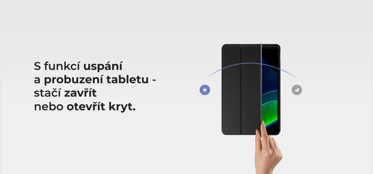 Magnetické pouzdro pro tablet Xiaomi Pad 6 Probuzení