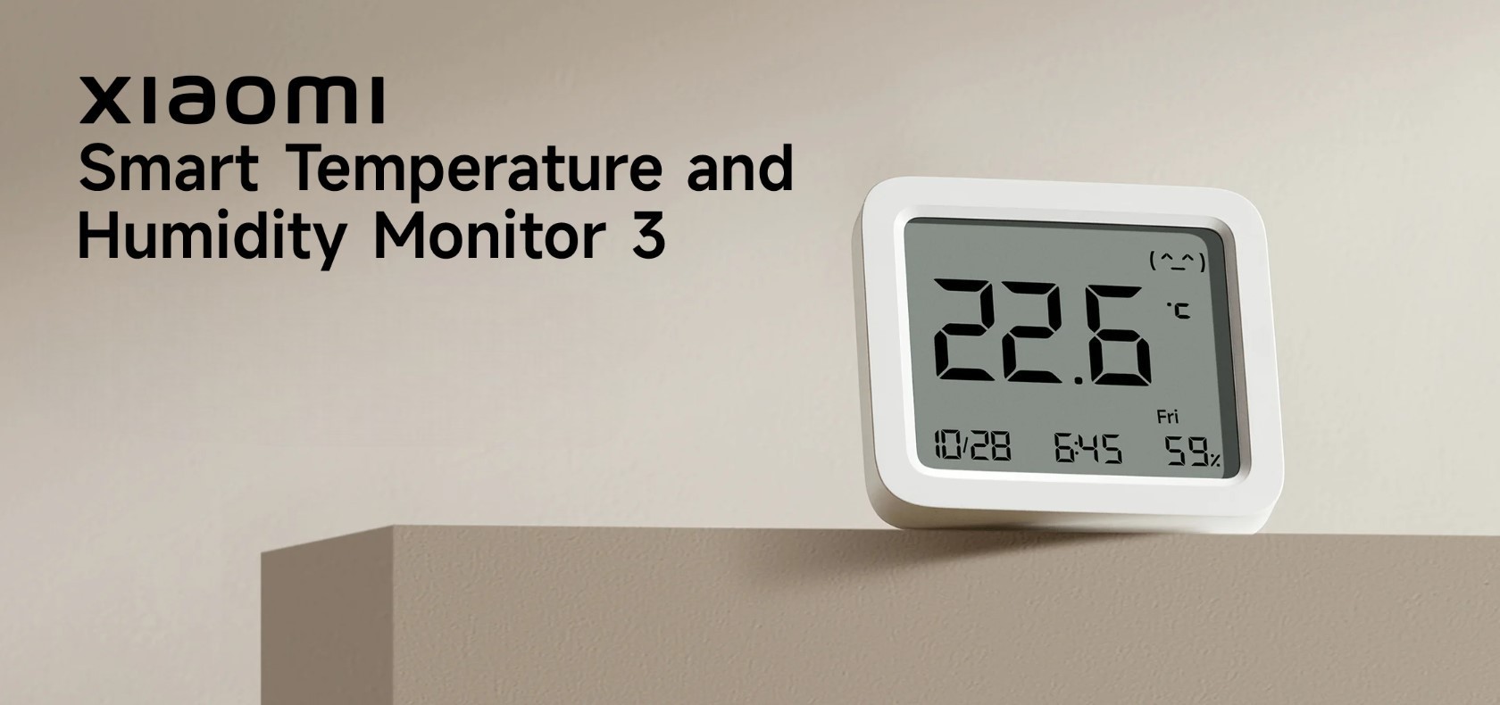 Xiaomi Smart Temperature and Humidity Monitor 3