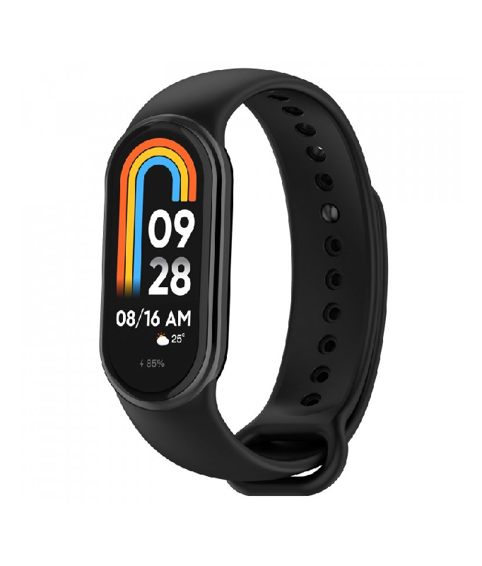 Barevný náramek na Xiaomi Band 8/9/10 - černá