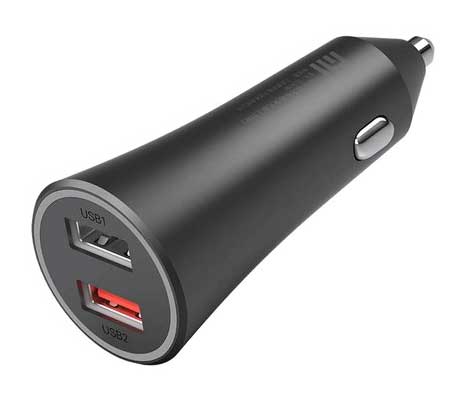 Xiaomi Mi 37W Dual-Port Car Charger Black Global